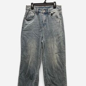Women’s Relaxed Wide Leg Blue Jeans